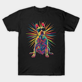 American Bull Terrier Dog Sunglasses Pop Art T-Shirt